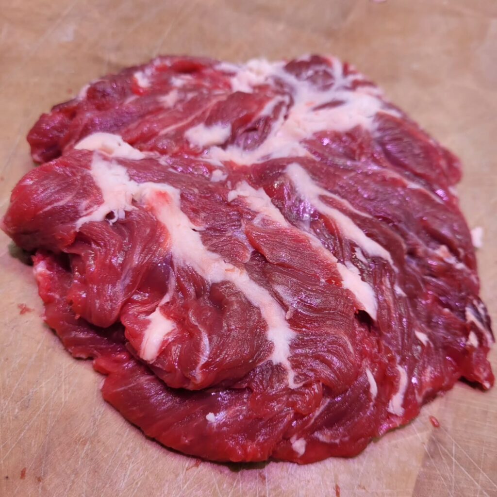Araignée de bœuf, morceau rare du boucher